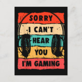 Funny Gamer Shirt voor Tiener Jongens Mannen Video Informatiekaartje (Voorkant)