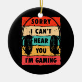 Funny Gamer Shirt voor Tiener Jongens Mannen Video Keramisch Ornament (Voorkant)