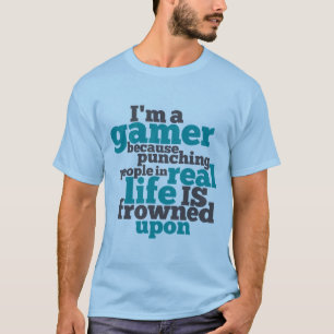 Funny Gamer T-shirt voor videogames Geeks