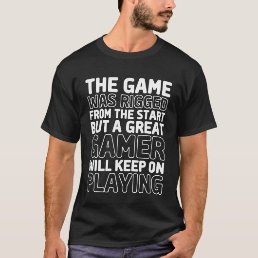 Funny Gamer T-shirt voor videospelletjes Gaming Ge (Voorkant)