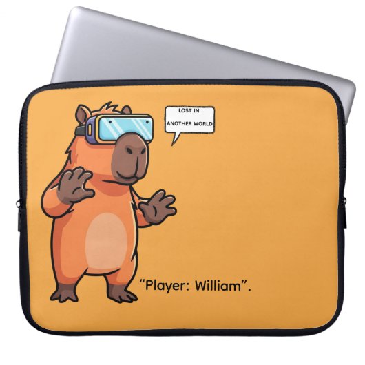 Funny Gamer Tablet Case – Personalized (Voorkant)