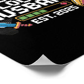 Funny Gamer Wedding Engagement Gift Tee  Poster (Hoek)