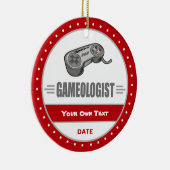 Funny Gamer's Keramisch Ornament (Rechts)