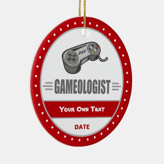 Funny Gamer's Keramisch Ornament (Rechts)