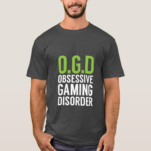 Funny Gamers T-shirt voor Gaming Geeks (Voorkant)