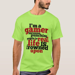 Funny Gamers T-shirt voor videogames Geeks