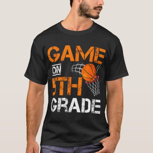 Funny Games op de eerste dag van de vijfde klas T-shirt (Voorkant)