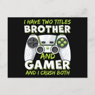 Funny Gaming Boys Girls Mannen Gamer Video Game Briefkaart