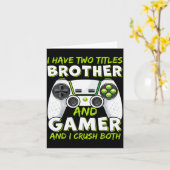 Funny Gaming Boys Girls Men Gamer Video Game Kaart (Gele Bloem)