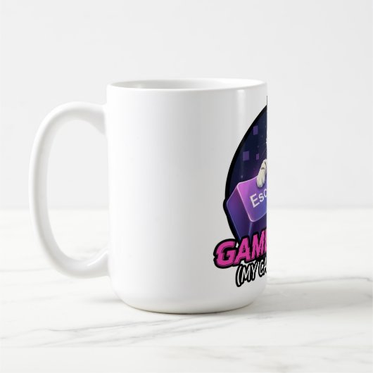 ​Funny Gaming Cat Gamer Gift - My Cat Decided Game Koffiemok (Links)