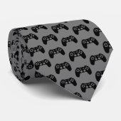 Funny gaming console neck tie for gamer stropdas (Opgerold)