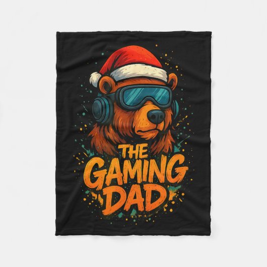 Funny Gaming Dad Christmas Outfit Gamer Gift  Fleece Deken (Voorkant)