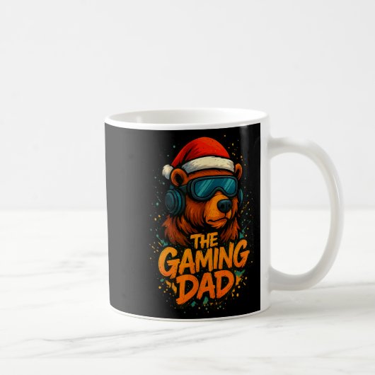 Funny Gaming Dad Christmas Outfit Gamer Gift  Koffiemok (Rechts)