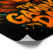 Funny Gaming Dad Christmas Outfit Gamer Gift  Poster (Hoek)