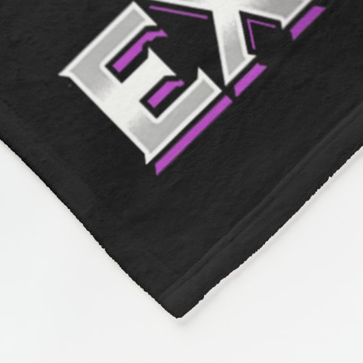 Funny Gaming Gamer Cat  Fleece Deken (Hoek)