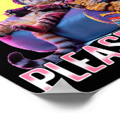 Funny Gaming Gamer Cat  Poster (Hoek)