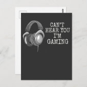 Funny Gaming Headset Kind Gamer Humor Briefkaart (Voorkant / Achterkant)