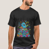 Funny Gaming Never Ends  T-shirt (Voorkant)