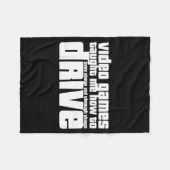 Funny Gaming New Driver Video Game Driving Instruc Fleece Deken (Voorkant (Horizontaal))