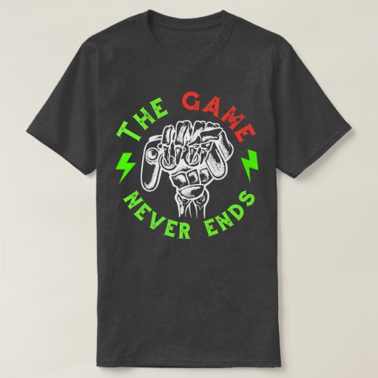 Funny gaming quote Skeleton T-shirt (Design voorkant)