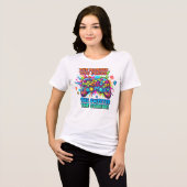 Funny Gaming Quote T-shirt" Tri-Blend Shirt (Voorkant volledig)