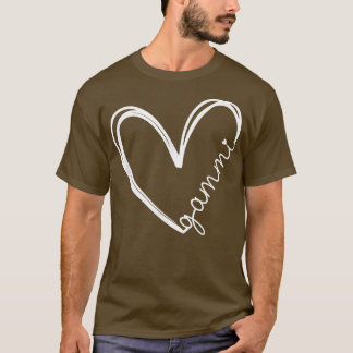 Funny Gammi Heart voor oma Moederdag Vrouwen 126 T-shirt