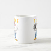 Funny Gangsta Chicken Mug F CAW F Hip Hop Style Koffiemok (Center)