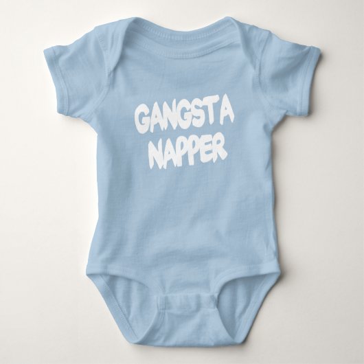 Funny Gangsta Napper baby shirt (Voorkant)