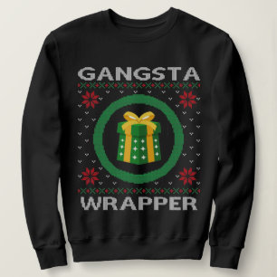 Funny Gangsta Wrapper Ugly Kerstmis Trui
