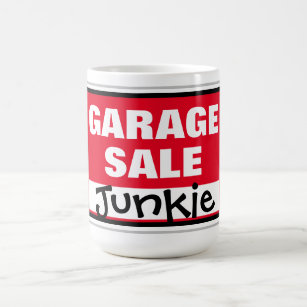 Funny Garage Sale Junkie Koffiemok