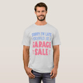 Funny Garage Sale T-Shirt, Lavender en Pink T-Shi T-shirt (Voorkant volledig)