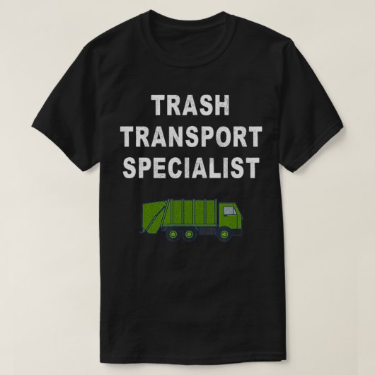 Funny Garbage Man Gezegde Trash Man Garbage Truck T-shirt (Design voorkant)