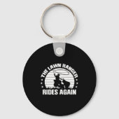 Funny Garden And Mow Fields Sayings The Lawn Range Sleutelhanger (Voorkant)