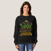 Funny Garden Chicken Whisperer Farmer Lover Gift M Trui (Voorkant volledig)