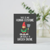 Funny Garden Gnome Gardening Gnomies Enthusiast Briefkaart (Staand voorkant)