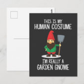 Funny Garden Gnome Gardening Gnomies Enthusiast Briefkaart (Voorkant / Achterkant)