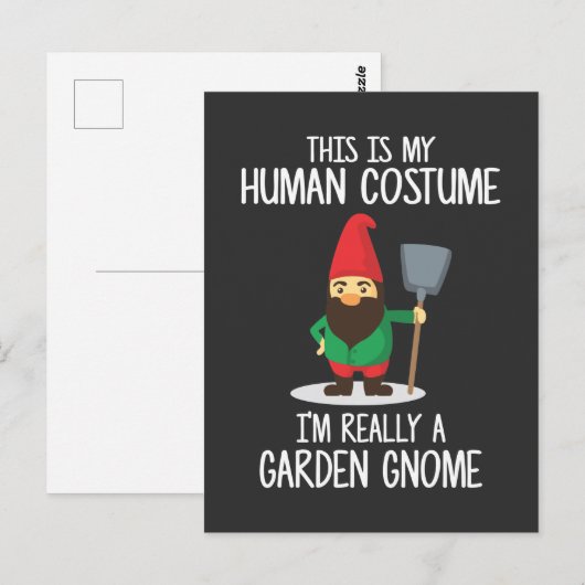 Funny Garden Gnome Gardening Gnomies Enthusiast Briefkaart (Voorkant / Achterkant)