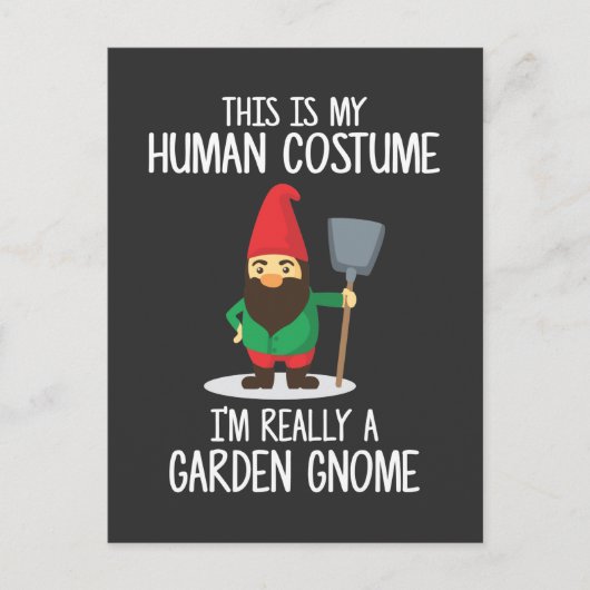 Funny Garden Gnome Gardening Gnomies Enthusiast Briefkaart (Voorkant)
