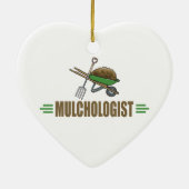 Funny Garden Landscaping Keramisch Ornament (Achterkant)