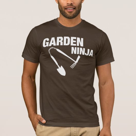Funny Garden Ninja Shirt! T-shirt (Voorkant)
