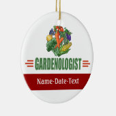 Funny Gardener Keramisch Ornament (Rechts)