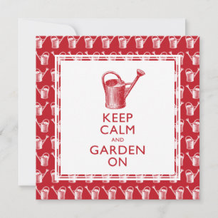 Funny Gardener's Pensioneringspartij Kaart