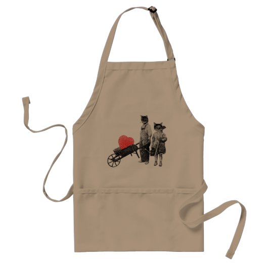  Funny Gardening Apron Standaard Schort (Voorkant)