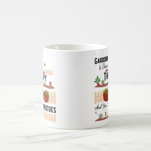 Funny Gardening Coffee Mok (Center)