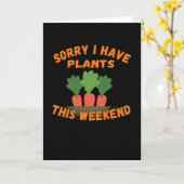 Funny Gardening Gezegden Kaart (Gele Bloem)