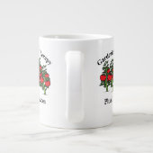 Funny Gardening is mijn therapie Grote Koffiekop (Achterkant)