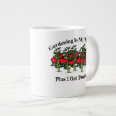 Funny Gardening is mijn therapie Grote Koffiekop (Voorkant rechts)