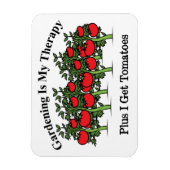 Funny Gardening is mijn therapie Magneet (Verticaal)