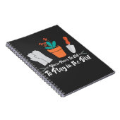 Funny Gardening Joke Natuur Plant Gardener Notitieboek (Rechterzijde)