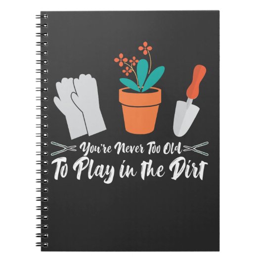 Funny Gardening Joke Natuur Plant Gardener Notitieboek (Voorkant)